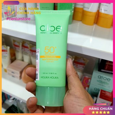Gel chống nắng không trôi Holika Holika tinh chất lô hội